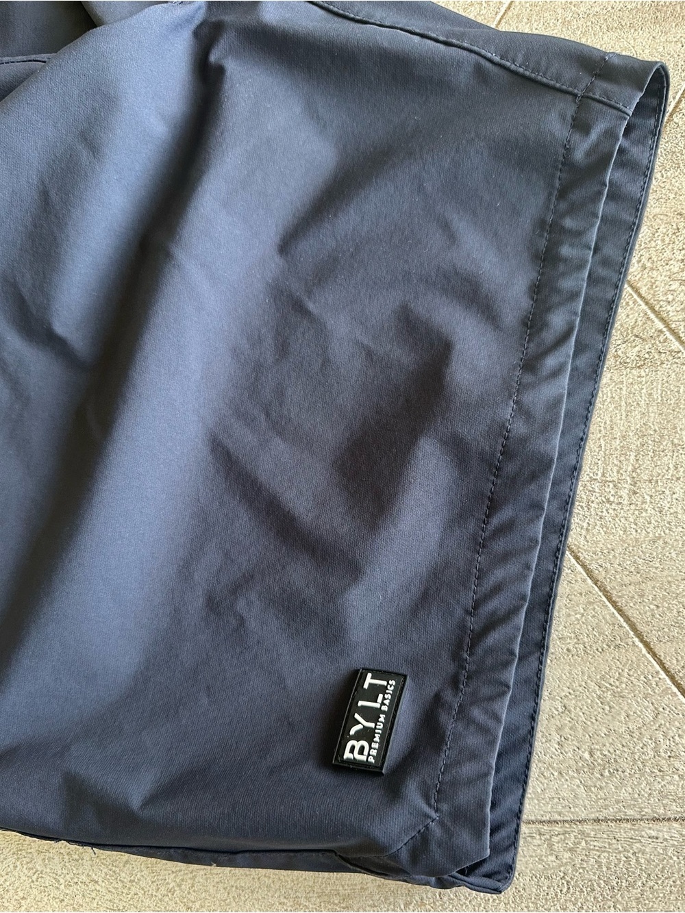 BYLT Premium Basics Mens 3XL Navy Athletic Performance Stretch Activewear Shorts - Picture 6 of 12